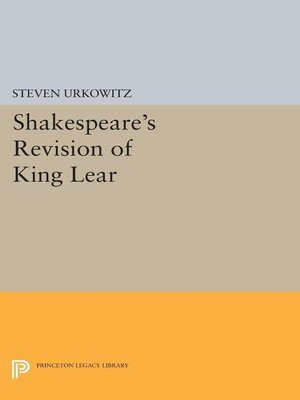cover image of Shakespeare's Revision of KING LEAR